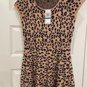 Teen’s XL Leopard Print Sweater Dress